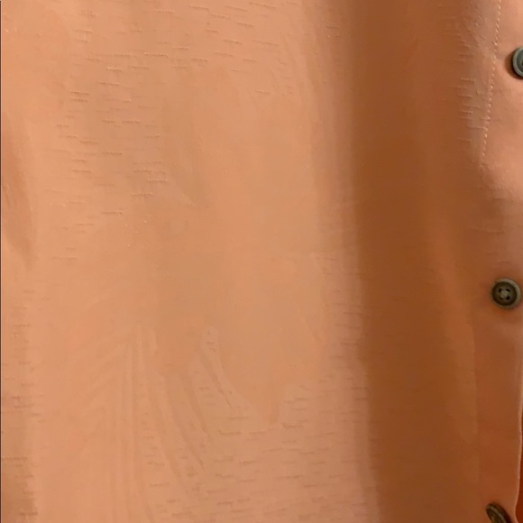 Men’s Peach Button Down Shirt - Picture 3 of 4